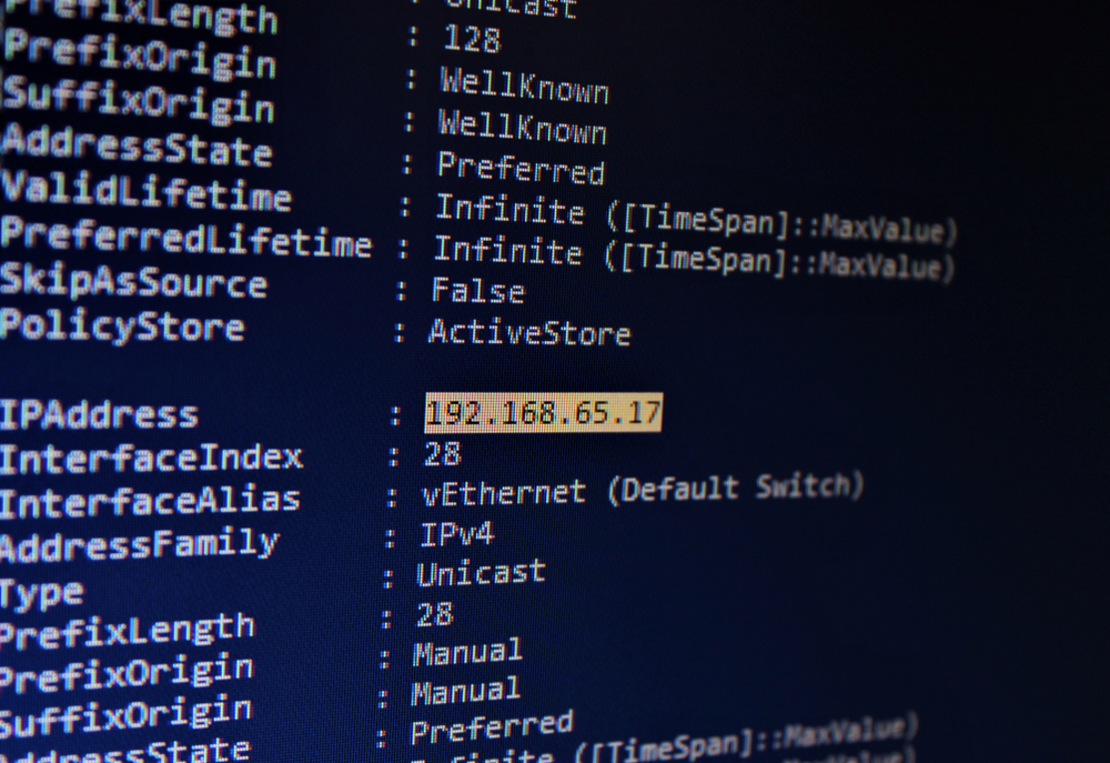 ip adresse unter windows